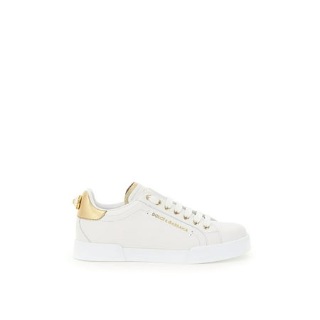 Dolce & Gabbana Portofino Sneakers With Pearl