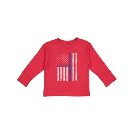 Inktastic Respect Policemen Gift Toddler Boy or Toddler Girl Long Sleeve T-Shirt