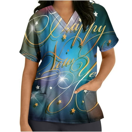 Hvyesh Mother Day Deals 4th of July Scrubs for Women Print Scrub Shirt Tops Short Sleeve V Neck Working Uniform Medical Workwear with Pocket Red Scrubs for women L
Hvyesh Mother Day Deals 4th of July Scrubs for Women Print Scrub Shirt Tops Short Sleeve V Neck Working Uniform Medical Workwear with Pocket Red Scrubs for women L
