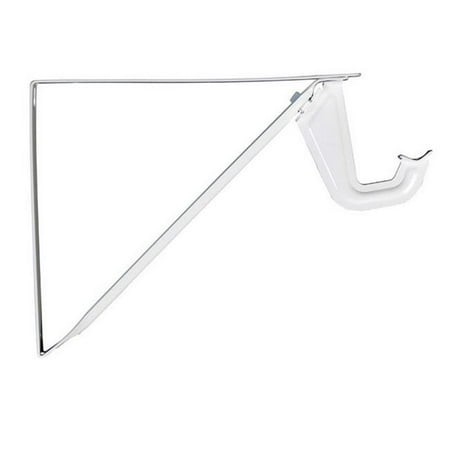 RP-0052-WT 12Ga Slide Through Shelf & Rod Bracket