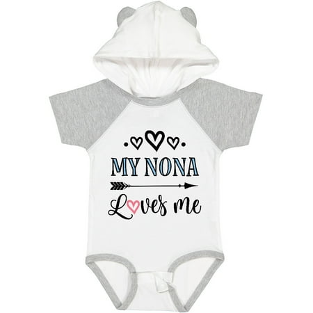 Inktastic My Nona Grandma Loves Me Girls Gift Baby Girl Bodysuit
