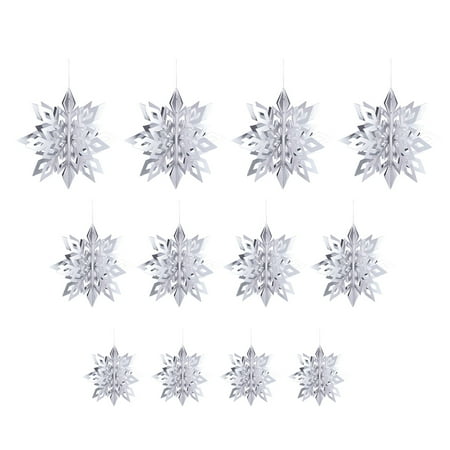 2 Sets of Stereoscopic Snowflakes Christmas Cardbord Snowflakes Xmas Hanging Snowflakes Set Christmas Tree Pendant Silver (A Set of 6pcs)
2 Sets of Stereoscopic Snowflakes Christmas Cardbord Snowflakes Xmas Hanging Snowflakes Set Christmas Tree Pendant Silver (A Set of 6pcs)