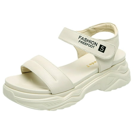 Cathalem Fashion Shoes For Ladies Summer Wedges Slippers Bohemian Sandals White 38
Cathalem Fashion Shoes For Ladies Summer Wedges Slippers Bohemian Sandals White 38