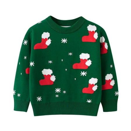 Youmylove Toddler Boys Girls Christmas Cartoon Sweater Long Sleeve Warm Knitted Pullover Knitwear Tops Cute Clothing
Youmylove Toddler Boys Girls Christmas Cartoon Sweater Long Sleeve Warm Knitted Pullover Knitwear Tops Cute Clothing