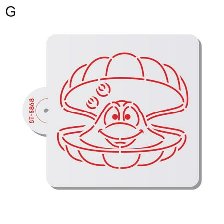 Meizhencang Cake Stencil Marine Life Pattern Heat-Resistant PET Scrabooking Painting Cutting Die for DIY Crafts
Meizhencang Cake Stencil Marine Life Pattern Heat-Resistant PET Scrabooking Painting Cutting Die for DIY Crafts