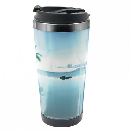 Landscape Travel Mug Wooden House Nature Steel Thermal Cup 16 oz by Ambesonne
Landscape Travel Mug Wooden House Nature Steel Thermal Cup 16 oz by Ambesonne