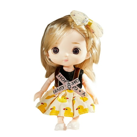 Fridja Gift 6.7 inches Moveable Mini Fashion Doll DIY Toys With Full Set Of Clothes Shoes Hair Best Festival Gift For Girls
Fridja Gift 6.7 inches Moveable Mini Fashion Doll DIY Toys With Full Set Of Clothes Shoes Hair Best Festival Gift For Girls