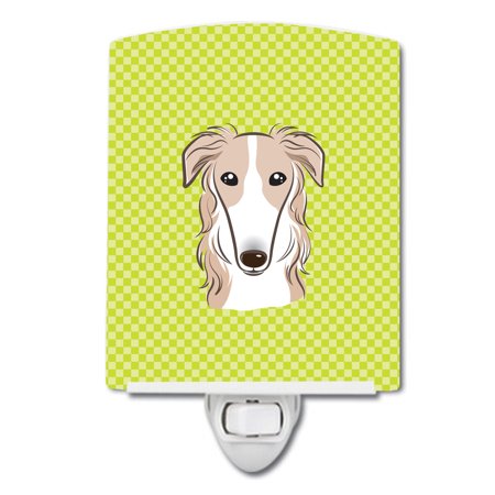 Caroline s Treasures BB1290CNL Checkerboard Lime Green Borzoi Ceramic Night Light 6x4x3 multicolor
Caroline s Treasures BB1290CNL Checkerboard Lime Green Borzoi Ceramic Night Light 6x4x3 multicolor