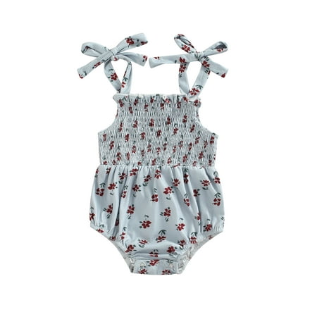 TheFound Newborn Infant Baby Girls Romper Bodysuit Tie-up Strap Sleeveless Floral Print Playsuit Clothes
TheFound Newborn Infant Baby Girls Romper Bodysuit Tie-up Strap Sleeveless Floral Print Playsuit Clothes