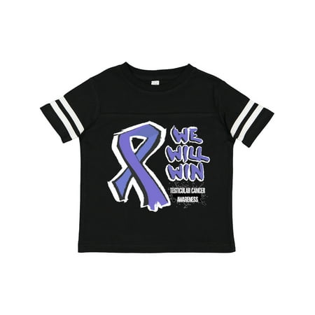 Inktastic Ribbon We Will Win Testicular Cancer Awareness Gift Toddler Boy or Toddler Girl T-Shirt
Inktastic Ribbon We Will Win Testicular Cancer Awareness Gift Toddler Boy or Toddler Girl T-Shirt