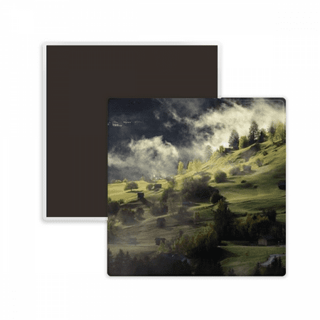 Village Fog Hill Landscape Forest Square Ceracs Fridge Magnet Keepsake Memento
Village Fog Hill Landscape Forest Square Ceracs Fridge Magnet Keepsake Memento