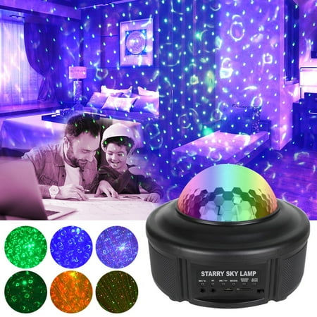 LED Colorful Projector Blueteeth USB Voice Control Music Player Projection Lamp
LED Colorful Projector Blueteeth USB Voice Control Music Player Projection Lamp