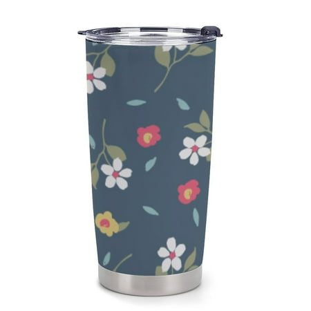 ANYWAY.GO Thermal Insulation Coffee Travel Mug with Lid Spill Proof Tiny Floral Pattern Navy Portable Thermal Thermal Cup for Car 20oz
ANYWAY.GO Thermal Insulation Coffee Travel Mug with Lid Spill Proof Tiny Floral Pattern Navy Portable Thermal Thermal Cup for Car 20oz