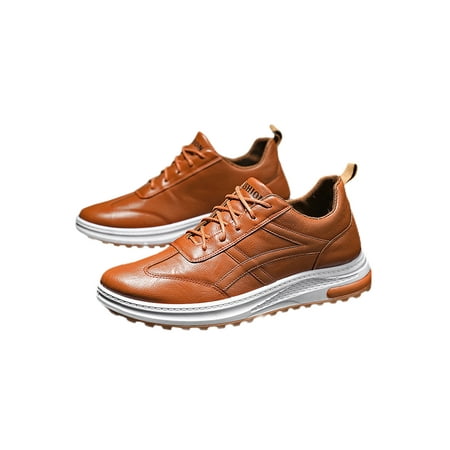 Woobling Men Comfortable Casual Shoes Flat Faux Leather Sneakers Running Slip Resistant Lace Up Skate Shoe Cotton Lined Coffee 9
Woobling Men Comfortable Casual Shoes Flat Faux Leather Sneakers Running Slip Resistant Lace Up Skate Shoe Cotton Lined Coffee 9