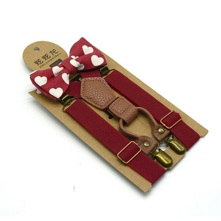 TANGNADE Kids Baby Boys Wedding Matching Braces Suspenders and Luxury Bow Tie Set
TANGNADE Kids Baby Boys Wedding Matching Braces Suspenders and Luxury Bow Tie Set