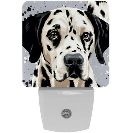 Dalmatians LED Square Night Light - Small and Bright Square-shaped LED Night Light for Bedroom Bathroom and Hallway - Compact Plug-in Nightlight with Auto on/Off Sensor
Dalmatians LED Square Night Light - Small and Bright Square-shaped LED Night Light for Bedroom Bathroom and Hallway - Compact Plug-in Nightlight with Auto on/Off Sensor
