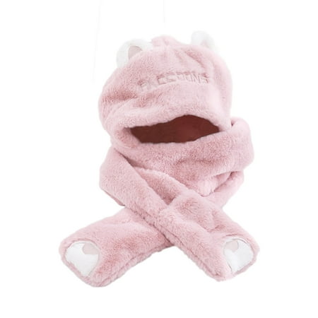 Toddler Hats Scarves Warm Autumn Winter Babys Plush Boys Girls With Thick Ear Protection Hat Integrated Hat With Gloves Winter Baby Hats
Toddler Hats Scarves Warm Autumn Winter Babys Plush Boys Girls With Thick Ear Protection Hat Integrated Hat With Gloves Winter Baby Hats