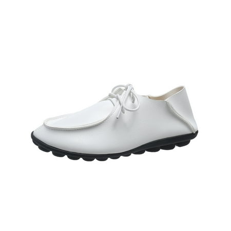 Eloshman Women Casual Round Toe Leather Flats Driving Breathable Shoe Nonslip Lace Up Boat
Eloshman Women Casual Round Toe Leather Flats Driving Breathable Shoe Nonslip Lace Up Boat