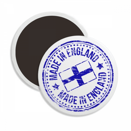 UK England Landmark Flag Round Ceracs Fridge Magnet Keepsake Decoration