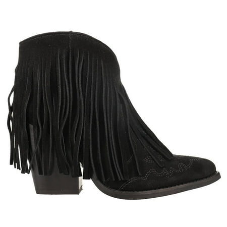 Dingo Womens Tangles Snip Toe Pull On Casual Boots Ankle High Heel 3 & Up
