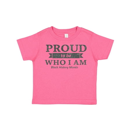 Inktastic Proud to Be Who I Am Black History Month Gift Toddler Boy or Toddler Girl T-Shirt
Inktastic Proud to Be Who I Am Black History Month Gift Toddler Boy or Toddler Girl T-Shirt