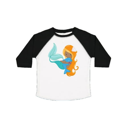 Inktastic African American Mermaid With Orange Hair Dolphin Gift Toddler Toddler Girl T-Shirt
Inktastic African American Mermaid With Orange Hair Dolphin Gift Toddler Toddler Girl T-Shirt