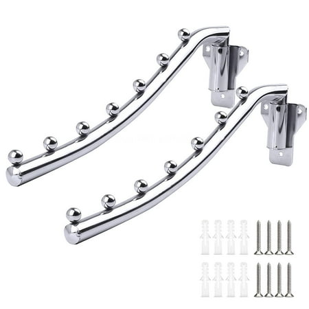 2PCS Wall Hanger with Swing Arm Telescopic Hanger Metal Space Saving Coat Hanger Coat Hook Wardrobe Rod Folding Wall Mount Bathroom Balcony Hanger
2PCS Wall Hanger with Swing Arm Telescopic Hanger Metal Space Saving Coat Hanger Coat Hook Wardrobe Rod Folding Wall Mount Bathroom Balcony Hanger