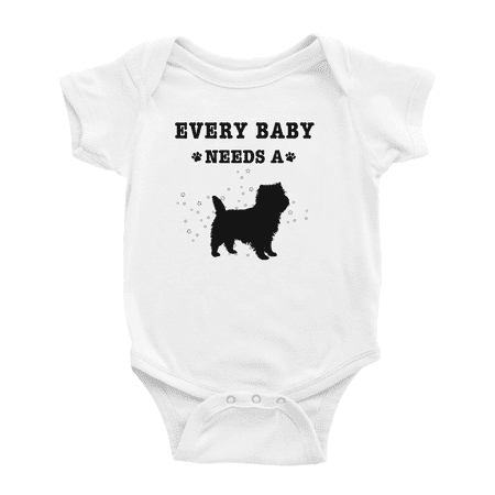 Every Baby Needs A Cairn Terrier Dog Funny Baby Jumpsuits For Boy Girl 0-3 Months
Every Baby Needs A Cairn Terrier Dog Funny Baby Jumpsuits For Boy Girl 0-3 Months