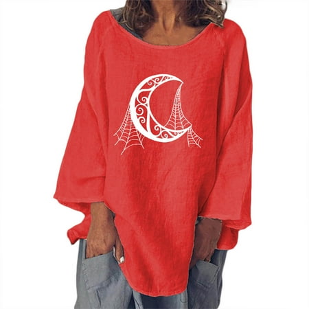 YFPWM Halloween Pajamas Women St. Patrick s Day Shirt Holiday Blouse Gnomes Graphic Tunic Shirt Saint Patrick Day T-shirt Halloween Moon Print Long Sleeve Top Cotton Linen T-Shirt
YFPWM Halloween Pajamas Women St. Patrick s Day Shirt Holiday Blouse Gnomes Graphic Tunic Shirt Saint Patrick Day T-shirt Halloween Moon Print Long Sleeve Top Cotton Linen T-Shirt