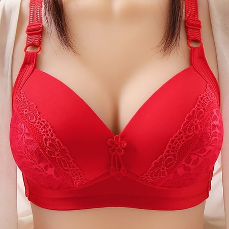 Dqueduo Wirefree Bras for Women Plus Size Adjustable Shoulder Straps Lace Bra Wirefreee Extra-Elastic Bra Active Yoga Sports Bras 42B/C/D-48B/C/D Summer Savings Clearance
Dqueduo Wirefree Bras for Women Plus Size Adjustable Shoulder Straps Lace Bra Wirefreee Extra-Elastic Bra Active Yoga Sports Bras 42B/C/D-48B/C/D Summer Savings Clearance