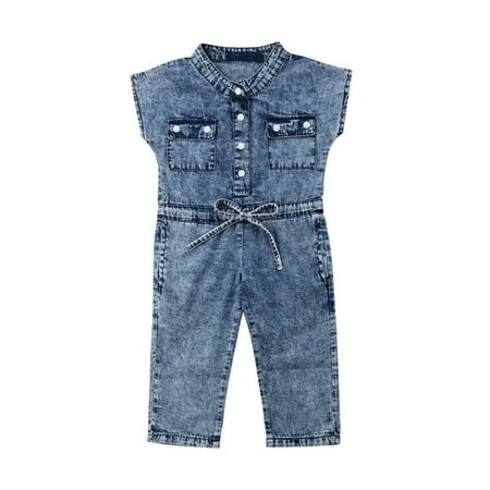 Canrulo Toddler Kids Baby Girls Denim Shirt Romper Long Jumpsuit Outfits Set Blue 5-6 Years
Canrulo Toddler Kids Baby Girls Denim Shirt Romper Long Jumpsuit Outfits Set Blue 5-6 Years