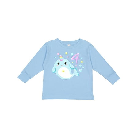 Inktastic Happy 4th Birthday with Cute Narwhal Stars and Bubbles Gift Toddler Boy or Toddler Girl Long Sleeve T-Shirt
Inktastic Happy 4th Birthday with Cute Narwhal Stars and Bubbles Gift Toddler Boy or Toddler Girl Long Sleeve T-Shirt