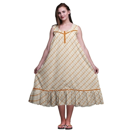 Bimba Orange Check Diagonal Cotton Nightgowns For Women Mid-Calf Printed Sleepwear Night Dress X-Small
Bimba Orange Check Diagonal Cotton Nightgowns For Women Mid-Calf Printed Sleepwear Night Dress X-Small