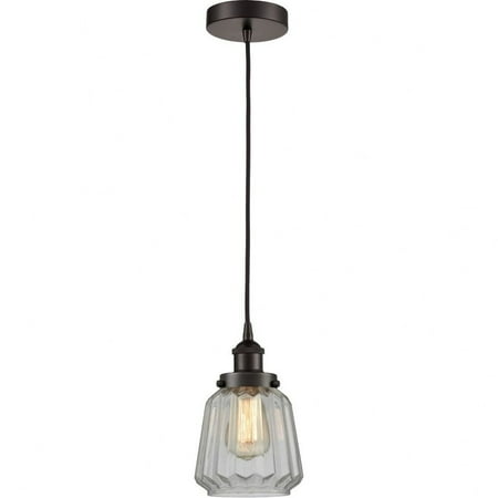 616-1PH-OB-G142-Innovations Lighting-Chatham - 1 Light Mini Pendant In Art Deco Style-11 Inches Tall and 7 Inches Wide Oil Rubbed Bronze Clear
616-1PH-OB-G142-Innovations Lighting-Chatham - 1 Light Mini Pendant In Art Deco Style-11 Inches Tall and 7 Inches Wide Oil Rubbed Bronze Clear