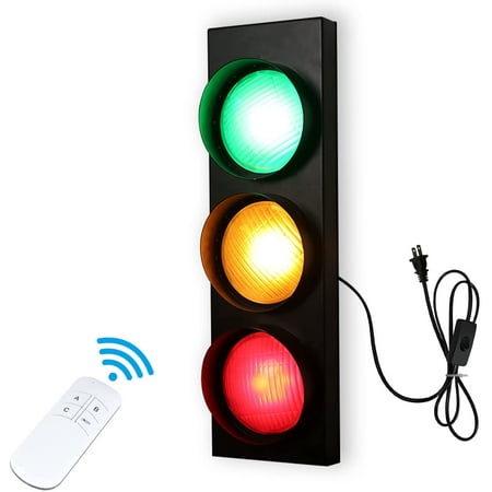 Kids Bedrooms Remote Control Wall Light with Switch and U.S. Plug Traffic Light Adjustable Light Color LED Wall Lamp Office Bar Fun Room Decor Lights Retro Industrial Traffic Lamp 5W x 3
Kids Bedrooms Remote Control Wall Light with Switch and U.S. Plug Traffic Light Adjustable Light Color LED Wall Lamp Office Bar Fun Room Decor Lights Retro Industrial Traffic Lamp 5W x 3