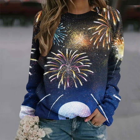 Zedker Comfy Clothes for Women Womens Sweat Shirt Women s Printed T-Shirt Long Sleeves Blouse Crew Neck Casual Tops Sweatshirt
Zedker Comfy Clothes for Women Womens Sweat Shirt Women s Printed T-Shirt Long Sleeves Blouse Crew Neck Casual Tops Sweatshirt