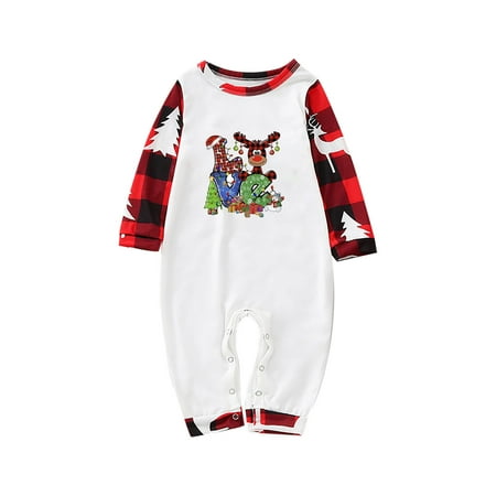 TMOYZQ Family Christmas Pajamas Matching Sets Parent-child Reindeer Printed Round Neck Long Sleeve Jumpsuit Soft Loungewear Set One Piece Romper Sleepwear Outfits
TMOYZQ Family Christmas Pajamas Matching Sets Parent-child Reindeer Printed Round Neck Long Sleeve Jumpsuit Soft Loungewear Set One Piece Romper Sleepwear Outfits