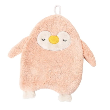 Coral Velvet Hanging Hand Towel Cute Cartoon Penguin Shaped Microfiber Cleaning Cloth Kitchen Super Absorbent Dishcloth 
Coral Velvet Hanging Hand Towel Cute Cartoon Penguin Shaped Microfiber Cleaning Cloth Kitchen Super Absorbent Dishcloth