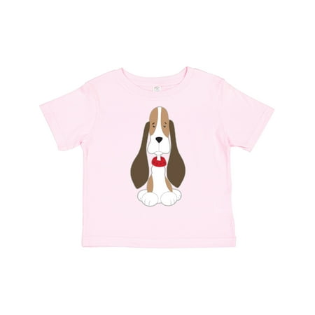Inktastic Basset Hound with Floppy Ears Gift Toddler Boy or Toddler Girl T-Shirt