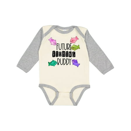 Inktastic Future Fishing Buddy with Colorful Fish Gift Baby Boy or Baby Girl Long Sleeve Bodysuit
Inktastic Future Fishing Buddy with Colorful Fish Gift Baby Boy or Baby Girl Long Sleeve Bodysuit