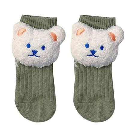 EVEXPLO Cozy Baby Socks Newborn Kiddie Winter Socks Short Socks Breathable Knitted Cotton Socks Cartoon Bear Infant Socks
EVEXPLO Cozy Baby Socks Newborn Kiddie Winter Socks Short Socks Breathable Knitted Cotton Socks Cartoon Bear Infant Socks