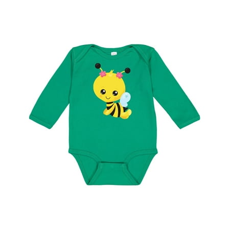 Inktastic Cute Little Bee Bee With Flowers - Yellow Black Gift Baby Girl Long Sleeve Bodysuit
Inktastic Cute Little Bee Bee With Flowers - Yellow Black Gift Baby Girl Long Sleeve Bodysuit
