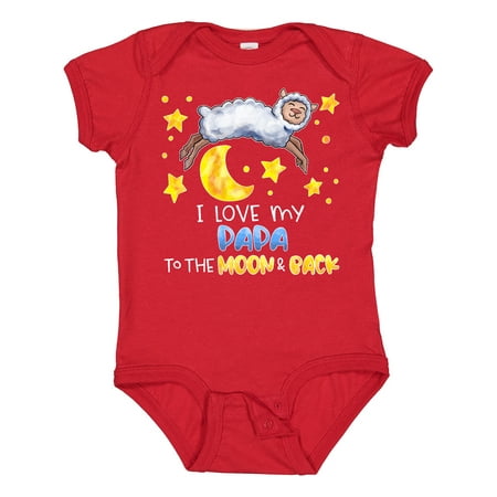 Inktastic I Love My Papa to the Moon and Back Cute Sheep Gift Baby Boy or Baby Girl Bodysuit
Inktastic I Love My Papa to the Moon and Back Cute Sheep Gift Baby Boy or Baby Girl Bodysuit