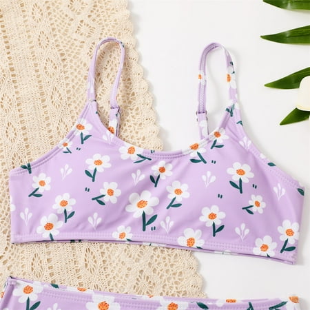Gubotare Summer Big Kids Girls Bathing Suits 2 Piece Swimsuit Kids Purple Floral Print Guard Bathing Suits for Toddler Girl Purple 10-11 Years
Gubotare Summer Big Kids Girls Bathing Suits 2 Piece Swimsuit Kids Purple Floral Print Guard Bathing Suits for Toddler Girl Purple 10-11 Years