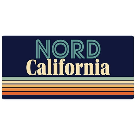 Nord California 5 x 2.5-Inch Fridge Magnet Retro Design