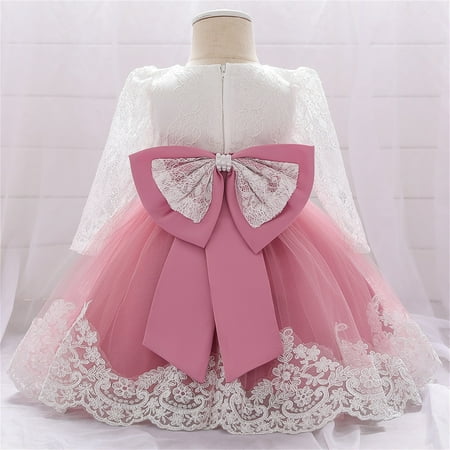 nsendm Baby Girls Ruffle Long Sleeve Lace Bowknot Flower Dresses Pageant Party Wedding Princess Dress Dress for Girl Dress Watermelon Red 12-18 Months
nsendm Baby Girls Ruffle Long Sleeve Lace Bowknot Flower Dresses Pageant Party Wedding Princess Dress Dress for Girl Dress Watermelon Red 12-18 Months