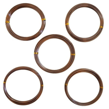 5Pcs 1.0mm 1.5mm 2.0mm 2.5mm 3.0mm Anodized Aluminum Bonsai Training Wire Starter Set DIY Handicrafts Bonsai Stereotypes Bronze Color Aluminum Wire Set
5Pcs 1.0mm 1.5mm 2.0mm 2.5mm 3.0mm Anodized Aluminum Bonsai Training Wire Starter Set DIY Handicrafts Bonsai Stereotypes Bronze Color Aluminum Wire Set