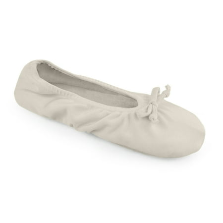 MUK LUKS Women s Stretch Satin Ballerina Slipper