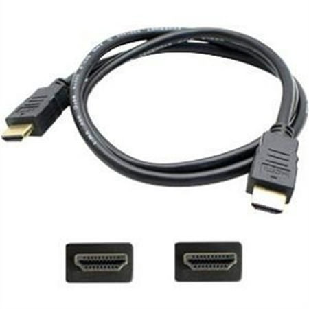 Addon 7.62m (25.00ft) Hdmi 1.3 Male To Male Black Cable - Hdmi For Audio\/video Device, Hdtv, Blu-ray Player, Dvd Player - 25 Ft - 1 X Hdmi Male - 1 X Hdmi - Black (hdmi2hdmi25f)