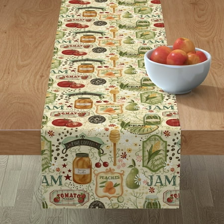 Cotton Sateen Table Runner 72 - Kitchen Vintage Floral Antique Ingredients Chef Print Custom Table Linens by Spoonflower
Cotton Sateen Table Runner 72 - Kitchen Vintage Floral Antique Ingredients Chef Print Custom Table Linens by Spoonflower